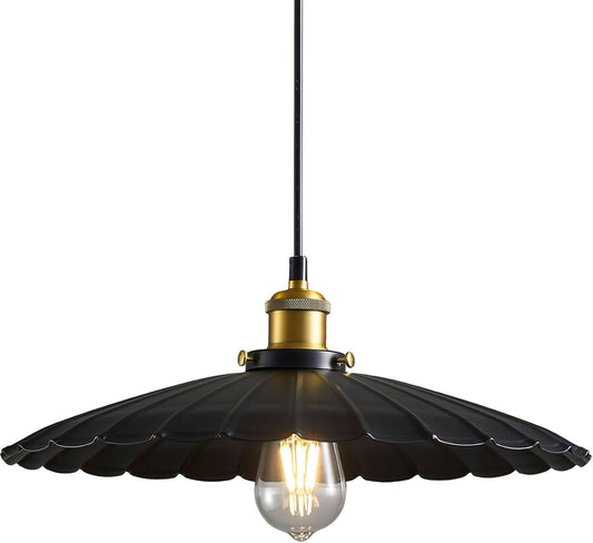 Scalloped Pendant Light